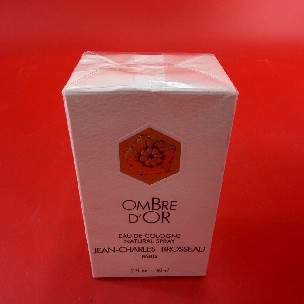 VTG Ombre D’Or Eau De Cologne Spray Jean-Charles Brosseau 2oz 60ML NOS Boxed